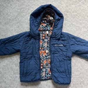 Columbia Reversible Fleece Puffer Jacket